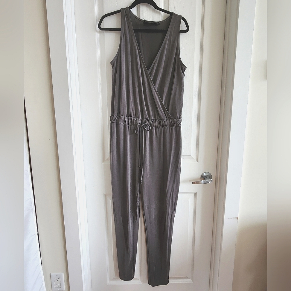 Slate workhall jumpsuit/romper